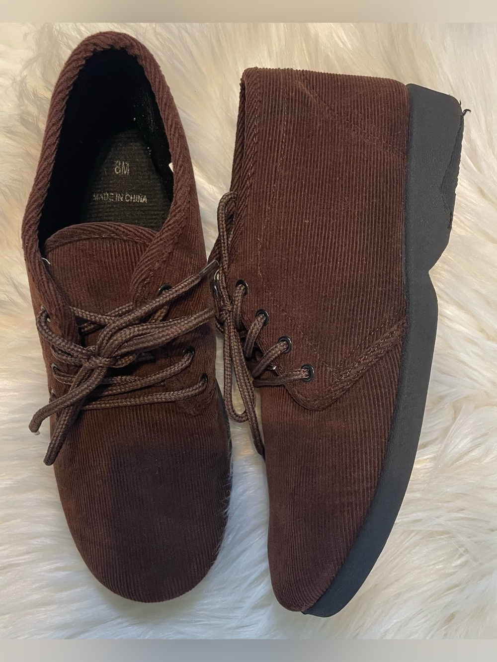 Brown Corduroy Boots
